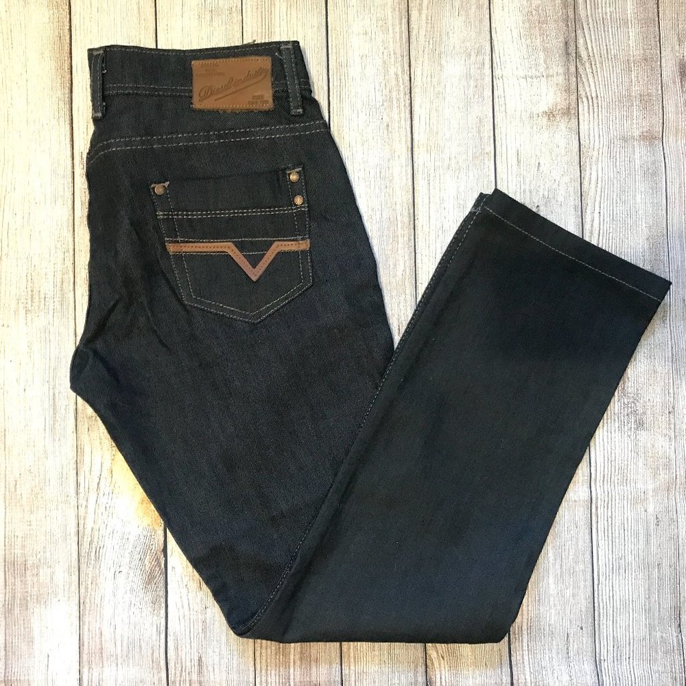 DIESEL INDUSTRY Women Straight Indigo Jeans 33x29